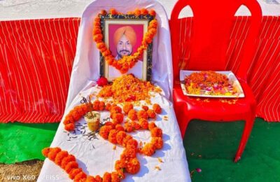 बगवाड़ा स्थित देव होम्स कॉलोनी वासियों ने बीजेपी नेता स्व. वीरेंद्र सिंह सामंती के नाम पर रखा पार्क का नाम, विधायक ठुकराल ने किया लोकार्पण