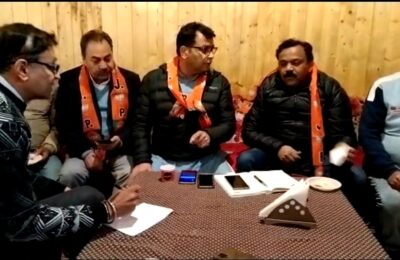 उत्तराखंड भाजपा चुनाव प्रभारी केंद्रीय मंत्री प्रहलाद जोशी और केंद्रीय राज्य मंत्री अजय भट्ट रुद्रपुर में पार्टी कार्यकर्ताओं को देंगे जीत का मूल मंत्र